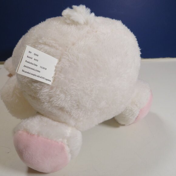 My First Easter white bunny plush rabbit with rattle BABY Girl - Picture 6 of 9